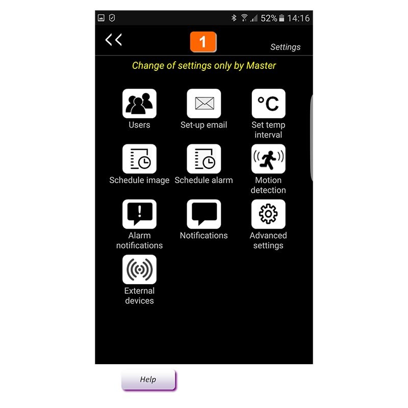 Application pour commander à distance la caméra de sécurité HD wifi 3G 2G